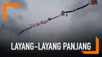 Layang-layang dengan panjang 700 meter diterbangkan oleh seorang pria di China. Pria tersebut membuatnya selama dua bulan.