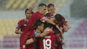 Duel Persis Solo vs Semen Padang berakhir untuk kemenangan Laskar Sambernyawa dalam laga lanjutan BRI Super League 2025/2026, Minggu (12/4). (Dok. Persis Solo)