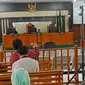Suasana sidang di Pengadilan Negeri Pekanbaru. (Liputan6.com/M Syukur)