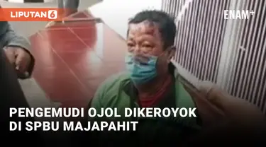 Pengemudi Ojol Dikeroyok di SPBU