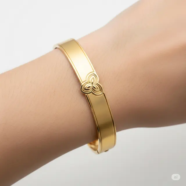 9 Model Gelang Plat Emas Terbaik untuk Gaya Elegan Anda