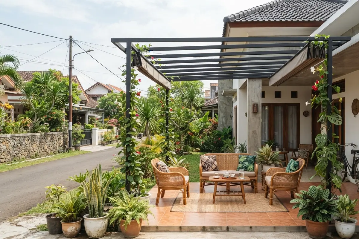 Pergola Baja Tipis yang Sedang Tren