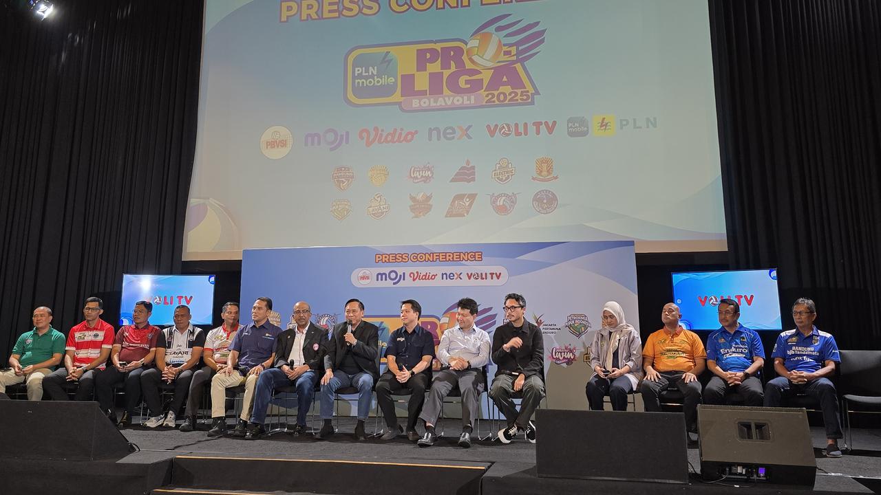Jumpa pers PLN Mobile Proliga 2025