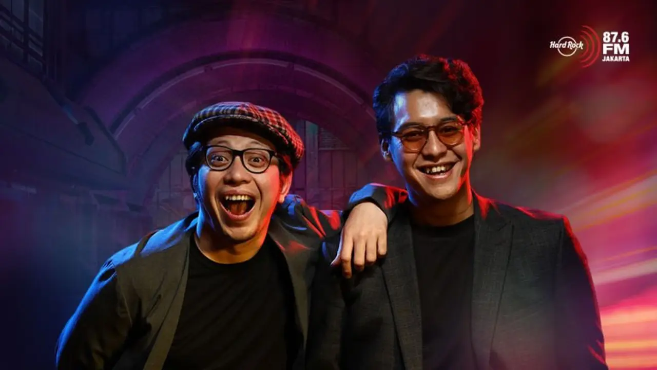 Ardhito Pramono dan Adit Insomnia Siaran di Hard Rock FM