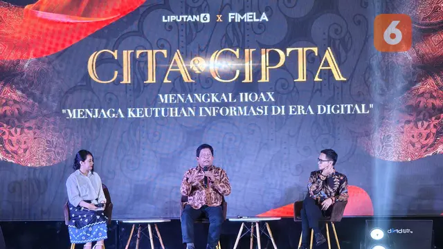 Diskusi Lintas Generasi terkait upaya membasmi hoaks dan konten negatif di dunia maya