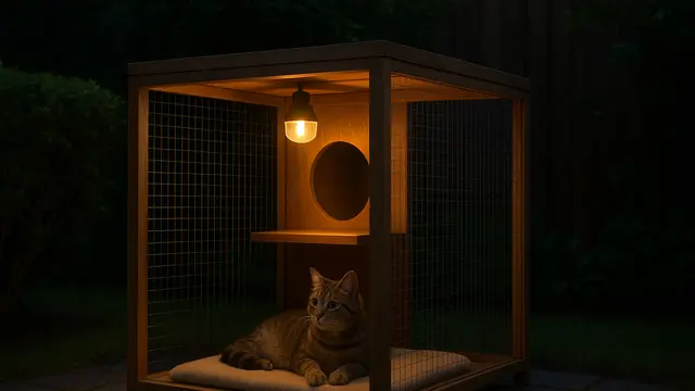 Model Rumah Kucing Outdoor yang Nyaman