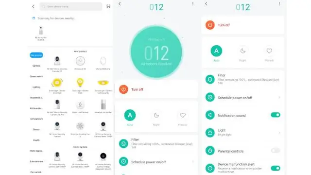 Tampilan aplikasi Mi Home untuk Mi Air Purifier 3C. Liputan6.com/Iskandar