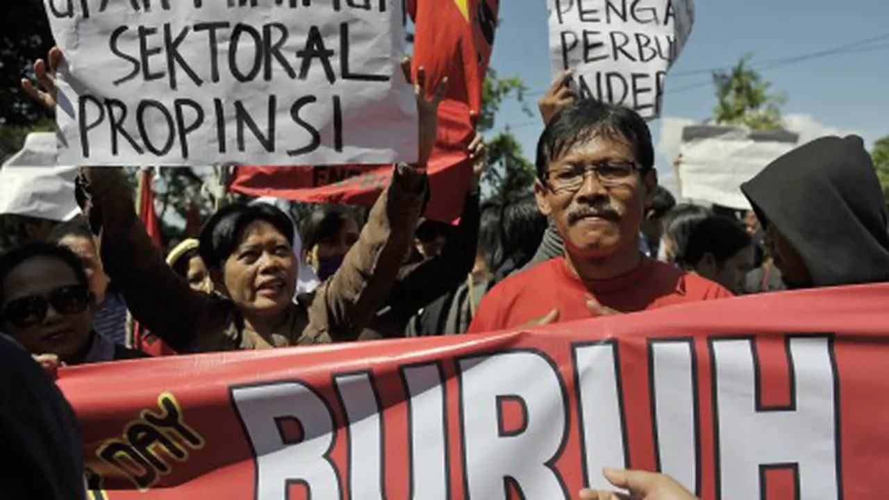 Aksi Buruh di Daerah