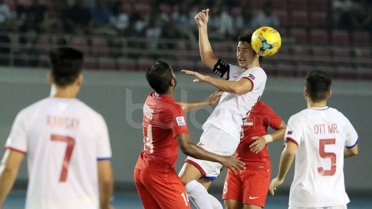 AFF, Filipina, Singapura, Bola.com, Filipina vs Singapura
