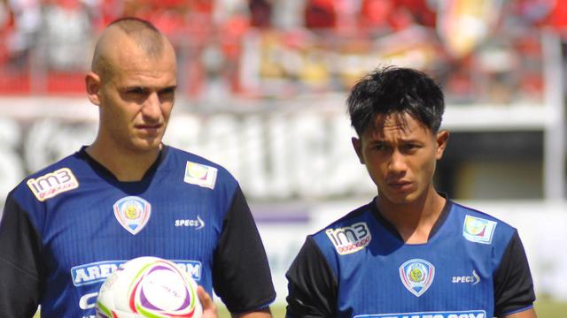 Kiko Insa dan Ahmad Alfarizi Arema