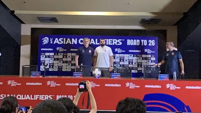 Presscon Timnas Indonesia vs Bahrain