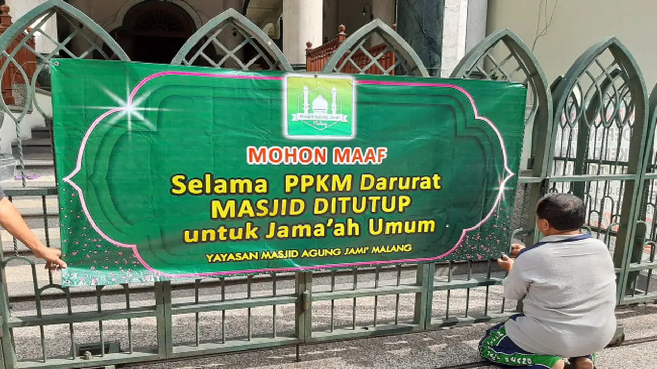 Masjid Jami dan Sabilillah Malang Tak Gelar Salat Idul Adha untuk Umum