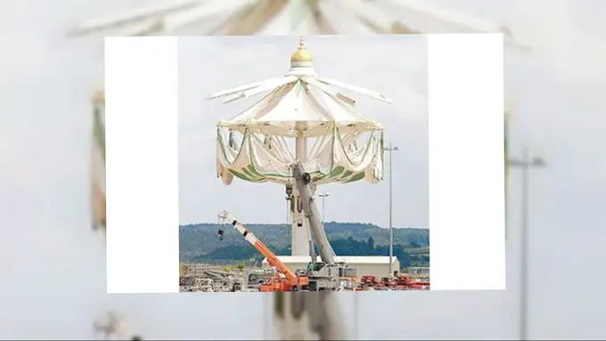 Masjidil Haram Pasang Payung Paling Besar di Dunia