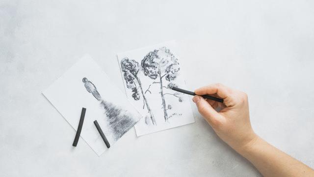 Ilustrasi sketsa