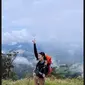 Febby Rastanty naik gunung Merbabu (Foto: Instagram @febbyrastanty)