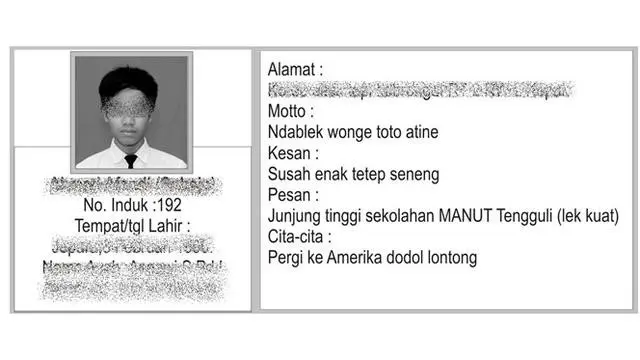 6 Cita-Cita Absurd Siswa di Buku Tahunan Ini Bikin Ketawa Lepas
