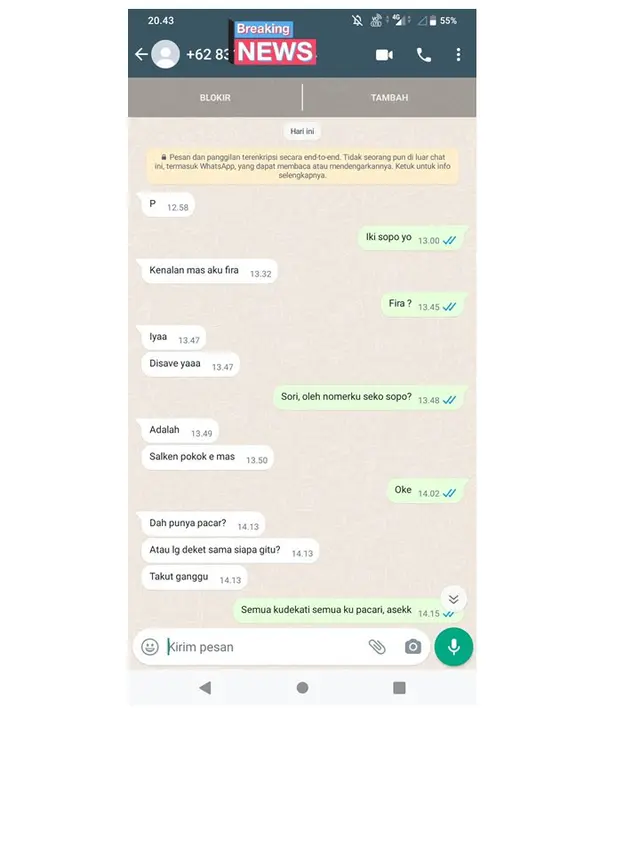 6 Chat Cewek Ajak Kenalan Duluan Ini Modusnya Mulus Banget