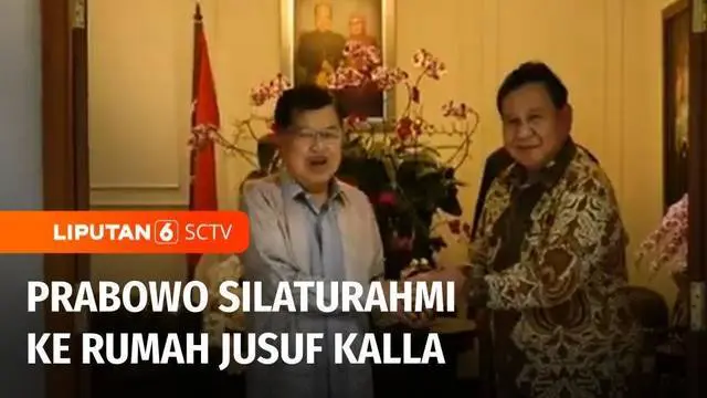 Setelah bertemu dengan tokoh Partai Golkar Aburizal Bakrie, Ketua Umum Partai Gerindra Prabowo Subianto kembali melakukan silaturahmi politik ke kediaman tokoh senior Golkar, Jusuf Kalla, di kawasan Kebayoran Baru, Jakarta Selatan.