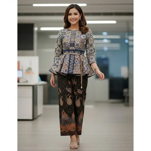 Peplum Modern + Sabuk Rantai