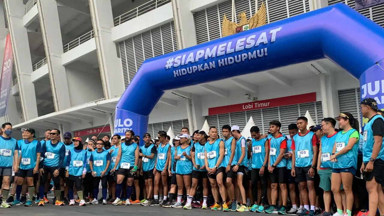 800 Pelari Ikut Charity Run di GBK