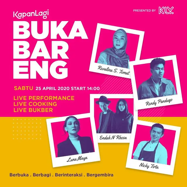 Kapanlagi Buka Bareng. (Foto: Instagram @kapanlagicom)