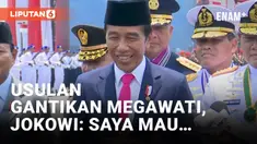 Jawaban Presiden Jokowi Terkait Usulan Gantikan Megawati Jadi Ketum PDIP