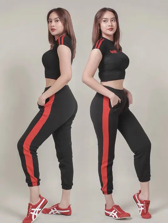 Punya perut ramping dan wajah menawan tentunya membuat rasa percaya diri Anya Geraldine semakin tinggi. Apalagi ditambah dengan perpaduan outfit yang selalu pas dikenakannya membuat Anya semakin terlihat memesona. (Liputan6.com/anyageraldine)