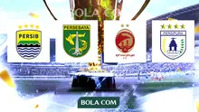 Ilustrasi - Logo Klub dan Trofi Liga Indonesia (Bola.com/Adreanus Titus)