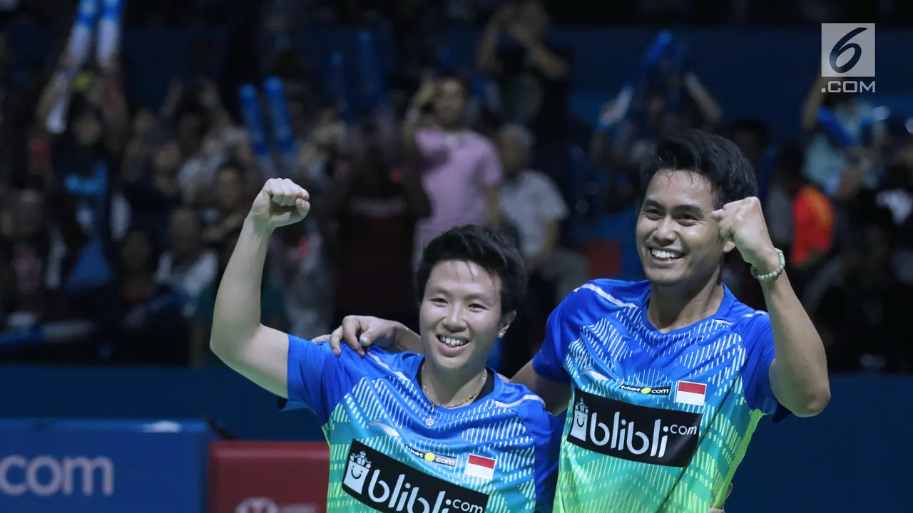 Tontowi Ahmad / Liliyana Natsir Sabet Gelar Juara Indonesia Open 2018