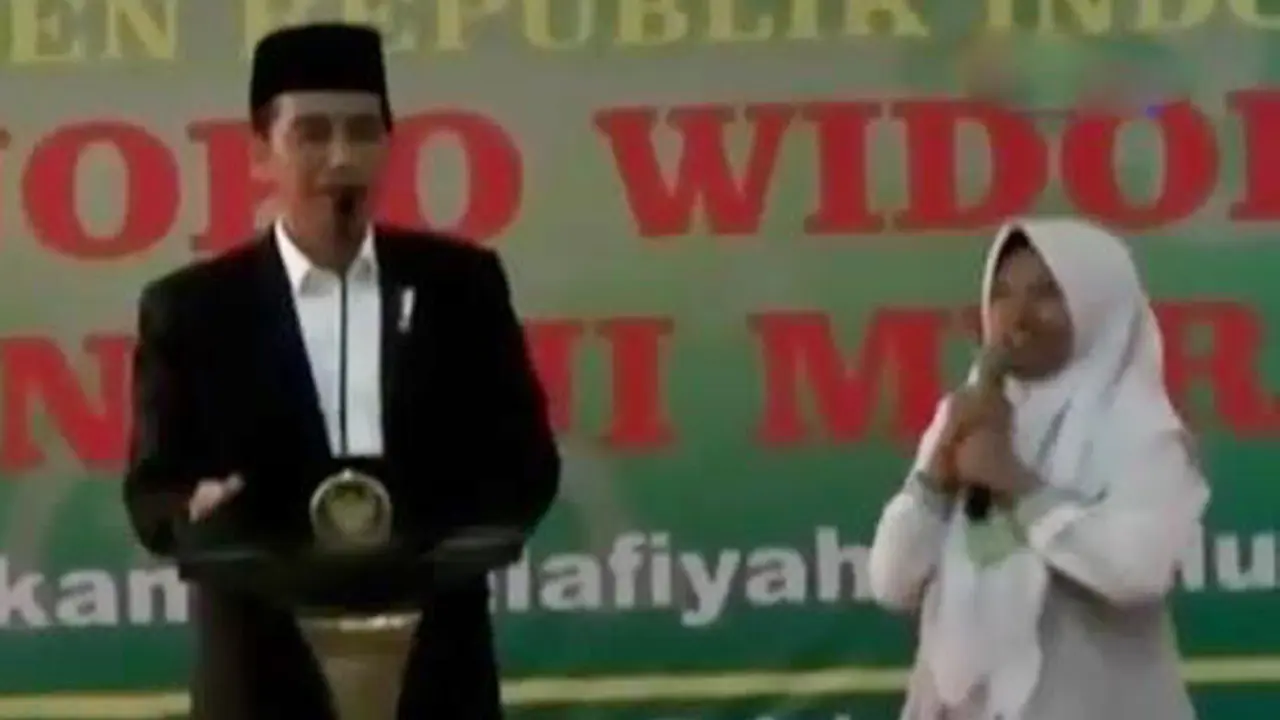Preiden Jokowi dan Santri