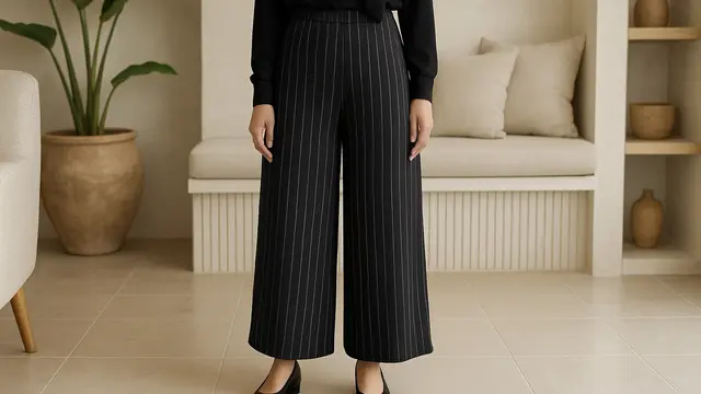 7 Tips Memakai Celana Kulot untuk Wanita Tinggi 150an, Tetap Stylish Tanpa Terlihat Tenggelam