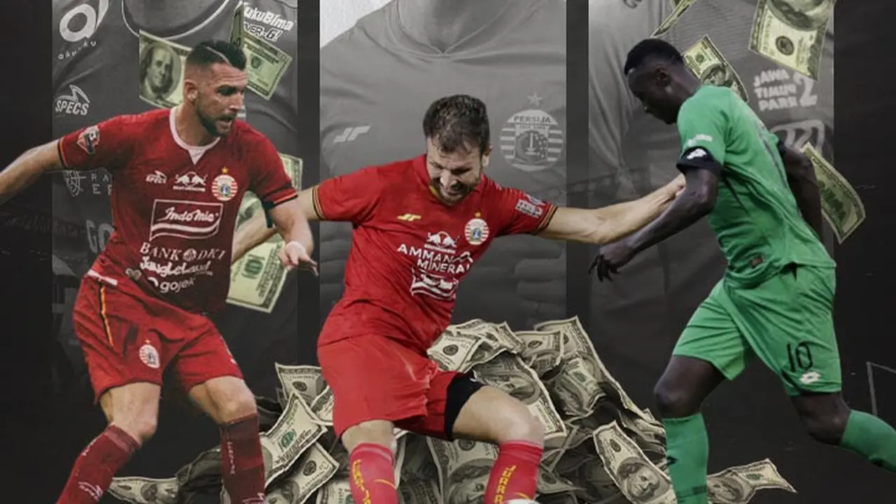 Ilustrasi - Gaji/Duit dan Marko Simic, Marco Motta, Ezechiel N'Douassel