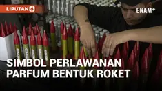 Pedagang di Gaza Jual Parfum Bentuk Roket Sebagai Bentuk Perlawanan
