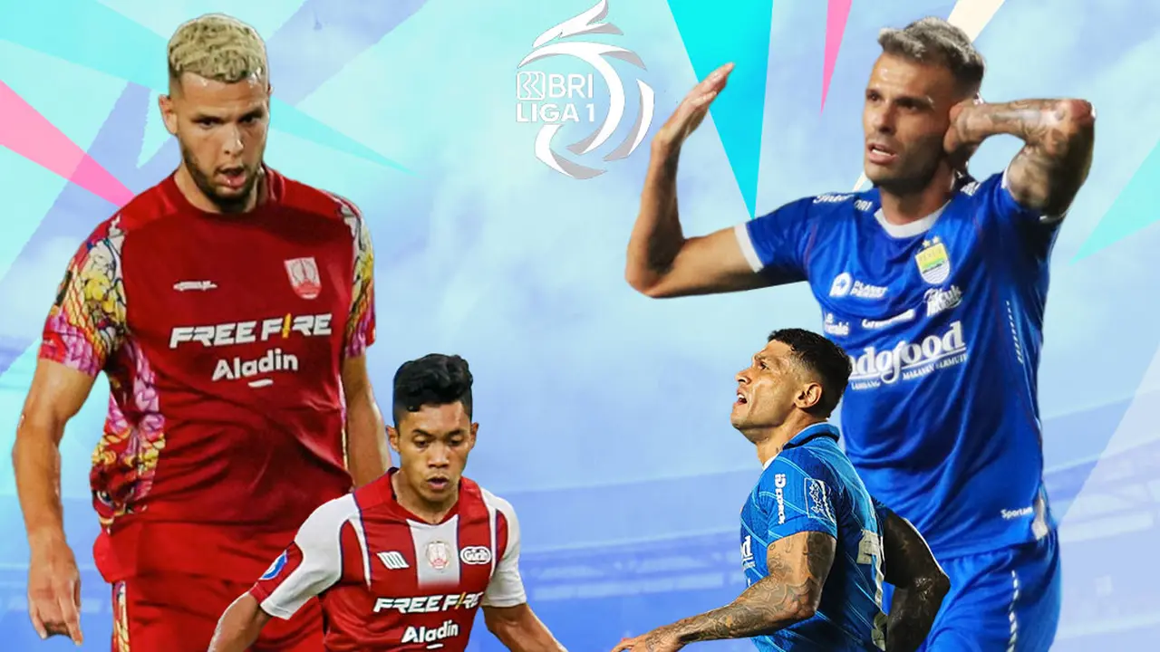 BRI Liga 1 - Persis Solo Vs Persib Bandung - Karim Rossi, Althaf Alrizky Vs Tyronne del Pino, Ciro Alves
