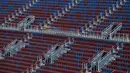 Itu pun juga belum mendapatkan izin dari otoritas kota setempat karena ada sejumlah aspek yang belum memenuhi standar keselamatan. (AFP/Josep Lago)