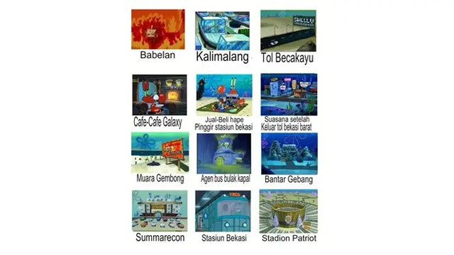 Bikini Bottom SpongeBob versi Indonesia