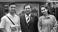 Foto Bareng Pratama Arhan dan Azizah Salsha, Prabowo: Semoga Langgeng dan Bahagia Selalu (Tangkapan Layar Instagram/prabowo)