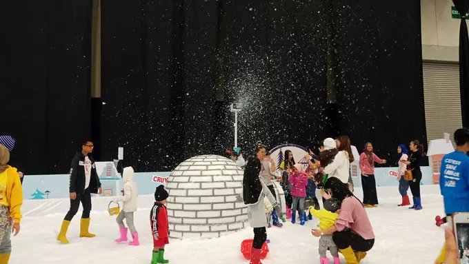 Serunya Main Salju di Snowpark Icefest 2019