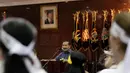 Calon Kapolri, Komjen Badrodin Haiti memberikan sambutan dalam pertemuan dengan civitas akademika dari berbagai perguruan tinggi di Indonesia di Markas Besar Polri, Jakarta, Minggu (22/2/2015). (Liputan6.com/Faizal Fanani)