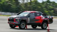 Mitsubishi Triton garapan Mitsubishi Ralliart turun di kejuaraan AXCR 2022. (MMKSI)