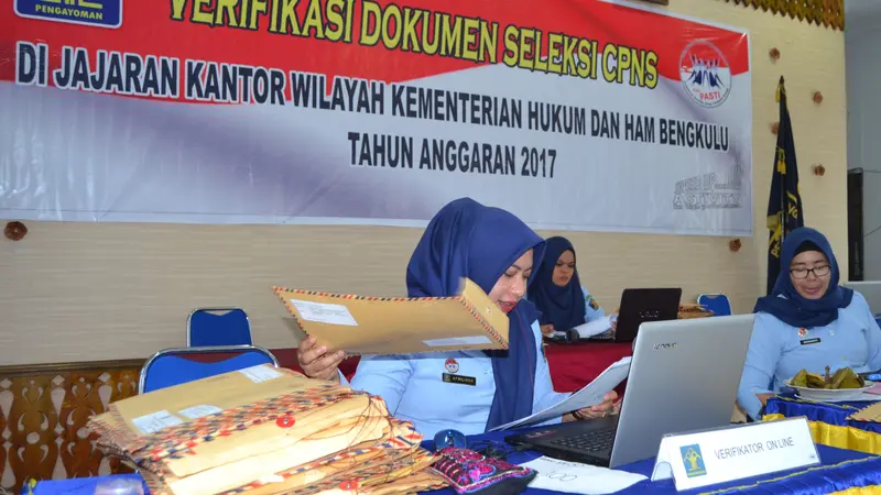 18.705 Pelamar CPNS Kanwil Kemenkumham Bengkulu Dipastikan Gugur