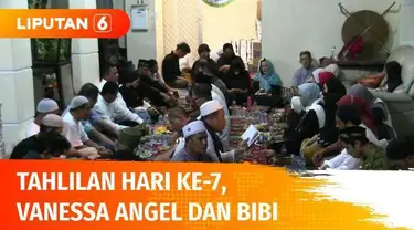 Suasana duka masih kental terasa, lantunan ayat suci dan doa ditujukan kepada Vanessa Angel dan suaminya, Febri Ardiansyah yang tewas dalam kecelakaan.