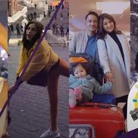 4 Selebriti ini memilih liburan akhir tahun di Negeri Orang.