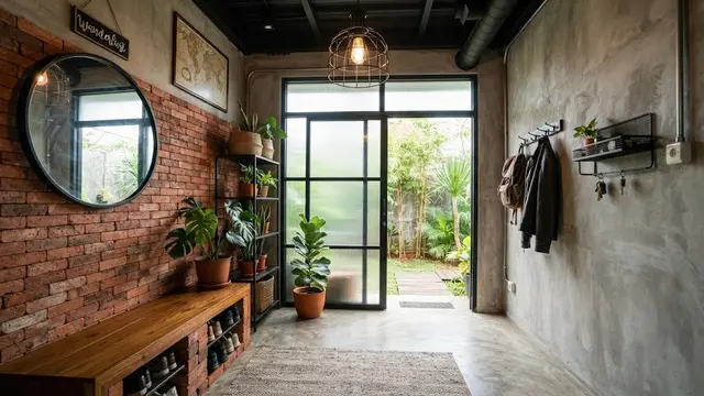 Desain Foyer Minimalis untuk Rumah Mungil