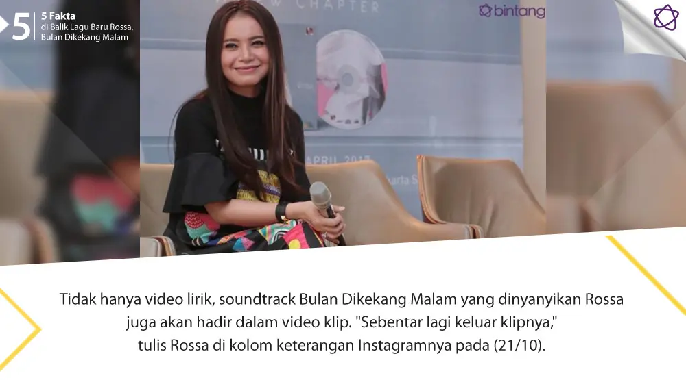 5 Fakta di Balik Lagu Baru Rossa, Bulan Dikekang Malam. (Foto: Adrian Putra/Bintang.com, Desain: Nurman Abdul Hakim/Bintang.com)