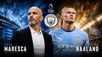 Cover Manchester City - Enzo Maresca dan Erling Haaland. (Chatgpt/Bola.com)