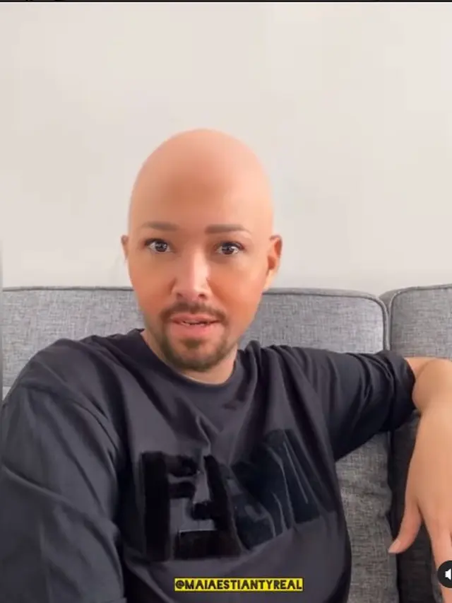 7 Potret Maia Estianty dengan Kepala Botak, Disebut Mirip Irwan Mussry