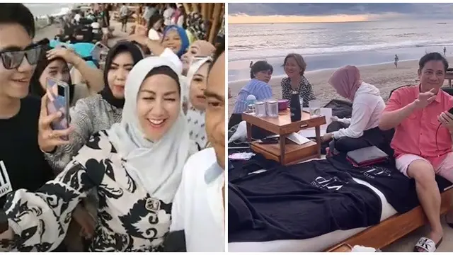 6 Momen Venna Melinda dan Ferry Irawan Bertemu Ivan Fadilla di Bali