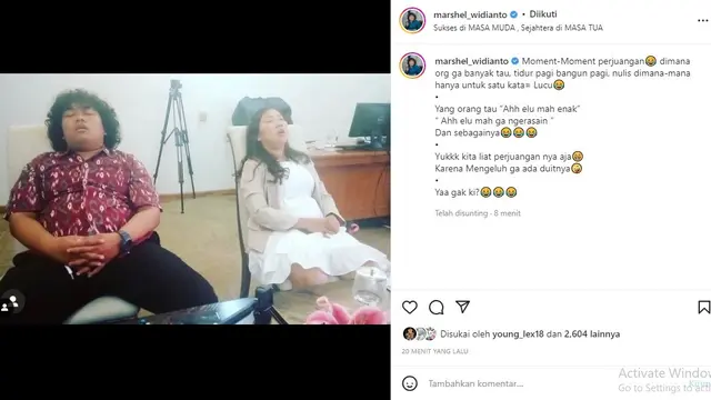 Marshel Widianto (Foto: Instagram/@marshel_widianto)