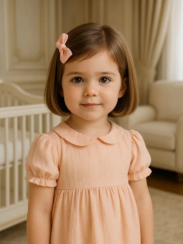 Model Rambut Segi untuk Anak Perempuan